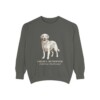 Golden Retriever Latin Sweatshirt, Pepper, front view