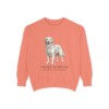 Golden Retriever Latin Sweatshirt, Terracotta, front view
