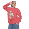 Golden Retriever Latin Sweatshirt, Watermelon, person 2 context
