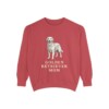 Golden Retriever Mom Sweatshirt, Crimson, front view