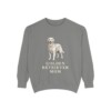 Golden Retriever Mom Sweatshirt, Grey, front view