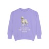 Golden Retriever Mom Sweatshirt, Violet, front view