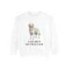 Golden Retriever Sweatshirt, White, front view