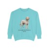 Goldendoodle Dad Sweatshirt, Chalky Mint, front view
