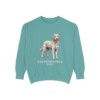Goldendoodle Dad Sweatshirt, Seafoam, front view