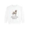 Goldendoodle Humor Sweatshirt, White, front view