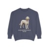 goldendoodle-sweatshirt-mom-denim Goldendoodle Mom Sweatshirt, Denim, front view
