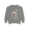 goldendoodle-sweatshirt-mom-grey Goldendoodle Mom Sweatshirt, Grey, front view