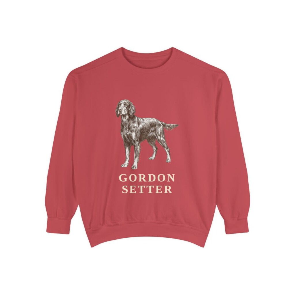 Gordon Setter Sweatshirt, Crimson, front view