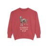 Gordon Setter Dad Sweatshirt, Crimson, front view