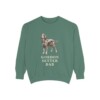 Gordon Setter Dad Sweatshirt, Light Green, front view
