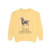 Gordon Setter Humor Sweatshirt, Butter, front view