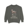 Gordon Setter Humor Sweatshirt, Pepper, front view