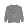 Gordon Setter Mom Sweatshirt, Grey, front view