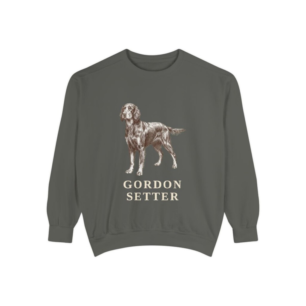 Gordon Setter Sweatshirt, Pepper, front view