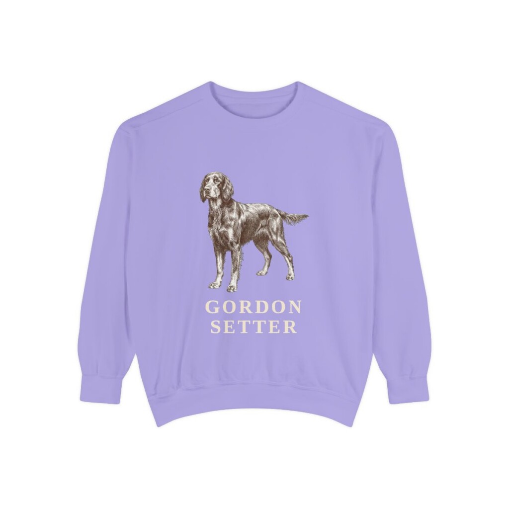Gordon Setter Sweatshirt, Violet, front view