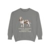 Grand Basset Griffon Vendeen Dad Sweatshirt, Grey, front view