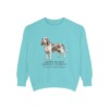 Grand Basset Griffon Vendeen Latin Sweatshirt, Chalky Mint, front view