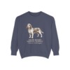Grand Basset Griffon Vendeen Latin Sweatshirt, Denim, front view