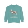Grand Basset Griffon Vendeen Mom Sweatshirt, Seafoam, front view
