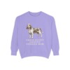 Grand Basset Griffon Vendeen Mom Sweatshirt, Violet, front view