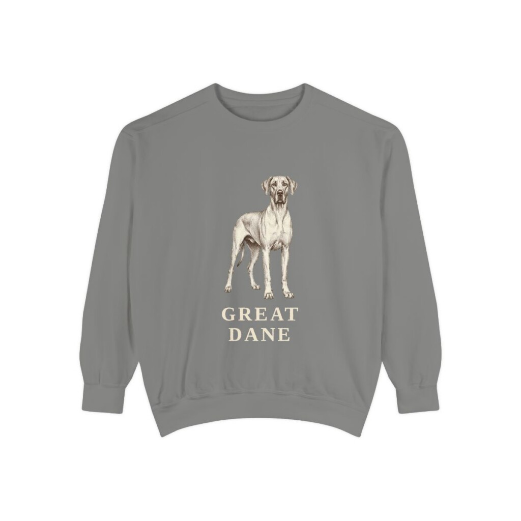 Great Dane Sweatshirt, Grey, front view