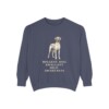 Great Dane Humor Sweatshirt, Denim, front view