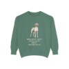 Great Dane Humor Sweatshirt, Light Green, front view