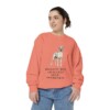 Great Dane Humor Sweatshirt, Terracotta, person 2 front