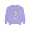Great Dane Humor Sweatshirt, Violet, front view