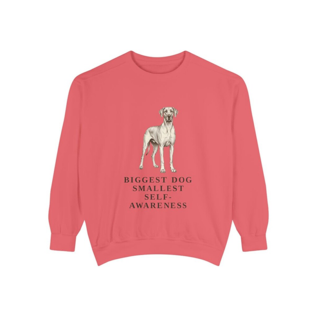 Great Dane Humor Sweatshirt, Watermelon, front view