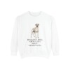 Great Dane Humor Sweatshirt, White, front view