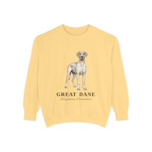 Great Dane Latin Sweatshirt, Butter, front view