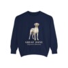 Great Dane Latin Sweatshirt, True Navy, front view