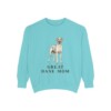 Great Dane Mom Sweatshirt, Chalky Mint, front view
