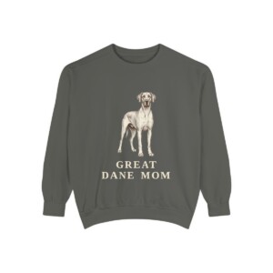 Great Dane Mom Sweatshirt, Pepper, front view