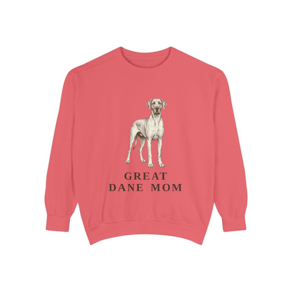 Great Dane Mom Sweatshirt, Watermelon, front view
