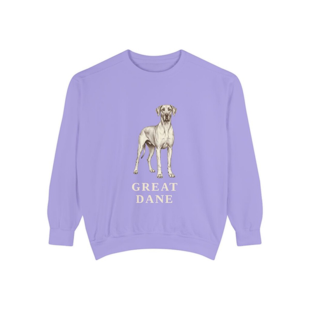 Great Dane Sweatshirt, Violet, front view