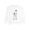 Great Dane Sweatshirt, White, front view