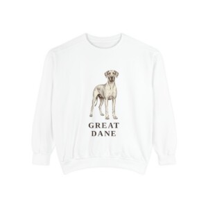 Great Dane Sweatshirt, White, front view