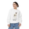 Great Dane Sweatshirt, White, person 2 front