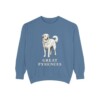 Great Pyrenees Sweatshirt, Blue Jean, front view
