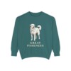 Great Pyrenees Sweatshirt, Blue Spruce, front view
