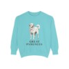 Great Pyrenees Sweatshirt, Chalky Mint, front view