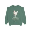 Great Pyrenees Dad Sweatshirt, Light Green, front view