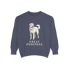 Great Pyrenees Sweatshirt, Denim, front view