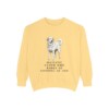 great-pyrenees-sweatshirt-humor-butter Great Pyrenees Humor Sweatshirt, Butter, front view