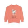 great-pyrenees-sweatshirt-humor-terracotta Great Pyrenees Humor Sweatshirt, Terracotta, front view
