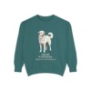Great Pyrenees Latin Sweatshirt, Blue Spruce, front view