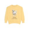 Great Pyrenees Latin Sweatshirt, Butter, front view